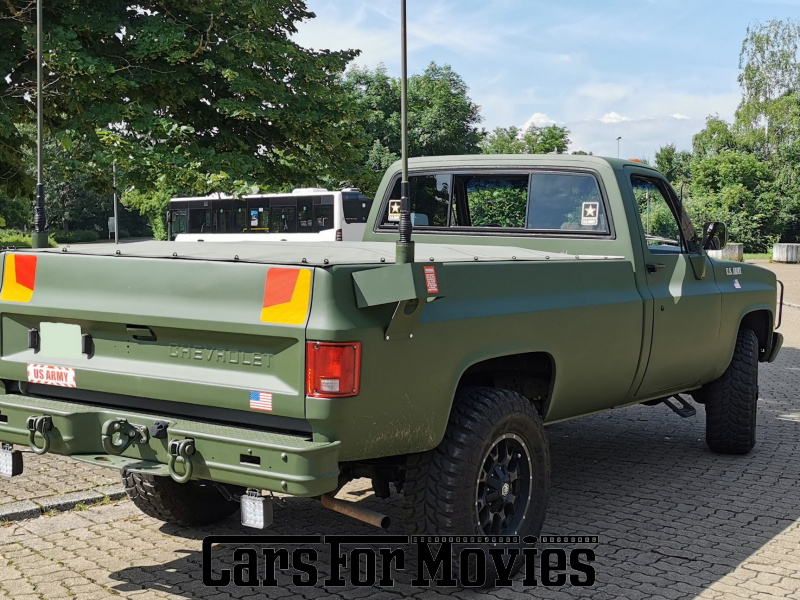 CarsForMovies | Chevrolet  M1008 CUCV Ex-Army (K30) 1985 USA Grün Braun Militärfahrzeug Pick-up Saarland 3787 Oldtimer US Army Armee Pritsche